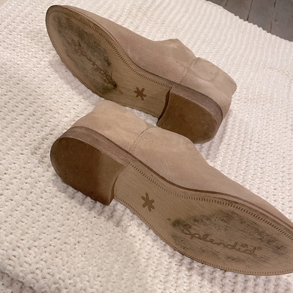 Splendid Hamptyn Tan Suede Ankle Boots - Picture 4 of 7